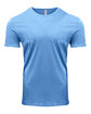 Threadfast Apparel Unisex Pigment-Dye Short-Sleeve T-Shirt royal OFFront