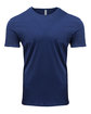 Threadfast Apparel Unisex Pigment-Dye Short-Sleeve T-Shirt NAVY OFFront