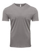 Threadfast Apparel Unisex Pigment-Dye Short-Sleeve T-Shirt GREY OFFront
