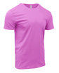 Threadfast Apparel Unisex Pigment-Dye Short-Sleeve T-Shirt CHARITY PINK OFFront