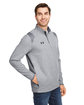 Under Armour Men's Hustle Quarter-Zip Pullover Sweatshirt t gr ht/ bk _025 ModelQrt