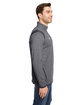 Under Armour Men's Hustle Quarter-Zip Pullover Sweatshirt crbn ht/ wt _090 ModelSide