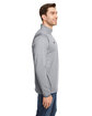Under Armour Men's Hustle Quarter-Zip Pullover Sweatshirt t gr ht/ bk _025 ModelSide