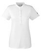 Under Armour Ladies' Corporate Performance Polo 2.0 white/ graph _100 FlatFront