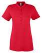 Under Armour Ladies' Corporate Performance Polo 2.0 red/ white _600 FlatFront