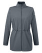 Under Armour SuperSale Ladies' Corporate Windstrike Jacket STLTH GR/ WH _008 FlatFront