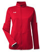 Under Armour Ladies' Rival Knit Jacket red _600 OFFront