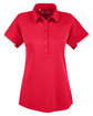 Under Armour Ladies' Corporate Rival Polo red _600 FlatFront