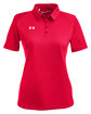 Under Armour Ladies' Tech™ Polo red/ white _600 OFFront