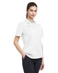Under Armour Ladies' Tech™ Polo wht/ md gry _100 ModelQrt