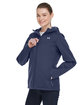 Under Armour Ladies' ColdGear Infrared Shield 2.0 Hooded Jacket mid nvy/ wht_410 ModelQrt