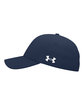 Under Armour Unisex Team Blitzing Cap mid nvy/ wh_410 FlatFront