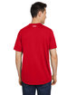 Under Armour Men's Team Tech T-Shirt red/ white _600 ModelBack
