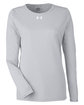 Under Armour Ladies' Team Tech Long-Sleeve T-Shirt md gr lh/ wh_011 OFFront