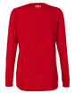 Under Armour Ladies' Team Tech Long-Sleeve T-Shirt red/ white _600 OFBack
