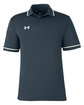 Under Armour Men's Tipped Teams Performance Polo stlh gr/ wh _008 OFFront