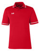 Under Armour Men's Tipped Teams Performance Polo red/ white _600 OFFront