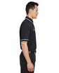 Under Armour Men's Tipped Teams Performance Polo black/ white_001 ModelSide