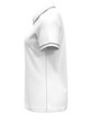 Under Armour Ladies' Tipped Teams Performance Polo wht/ md gry _100 FlatFront