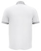 Under Armour Men's Trophy Level Polo wht/ md gry _100 ModelBack