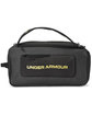 Under Armour Contain Small Convertible Duffel backpack blk/ mt gld_001 ModelBack