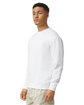 Comfort Colors Unisex Lighweight Cotton Crewneck Sweatshirt white ModelSide