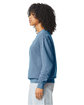 Comfort Colors Unisex Lighweight Cotton Crewneck Sweatshirt blue jean ModelSide