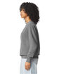 Comfort Colors Unisex Lighweight Cotton Crewneck Sweatshirt grey ModelSide