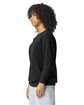 Comfort Colors Unisex Lighweight Cotton Crewneck Sweatshirt black ModelSide