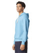 Comfort Colors Unisex Lighweight Cotton Hooded Sweatshirt hydrangea ModelSide