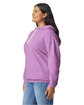 Comfort Colors Unisex Lighweight Cotton Hooded Sweatshirt neon violet ModelSide