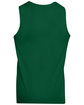 Augusta Sportswear Adult Wicking Polyester Reversible Sleeveless Jersey dark green/ wht ModelBack
