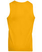 Augusta Sportswear Adult Wicking Polyester Reversible Sleeveless Jersey gold/ white ModelBack