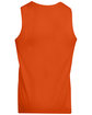 Augusta Sportswear Adult Wicking Polyester Reversible Sleeveless Jersey orange/ white ModelBack