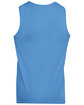 Augusta Sportswear Adult Wicking Polyester Reversible Sleeveless Jersey columb blue/ wht ModelBack