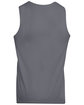 Augusta Sportswear Adult Wicking Polyester Reversible Sleeveless Jersey graphite/ white ModelBack