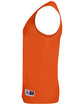 Augusta Sportswear Adult Wicking Polyester Reversible Sleeveless Jersey orange/ white ModelSide
