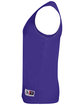 Augusta Sportswear Adult Wicking Polyester Reversible Sleeveless Jersey purple/ white ModelSide