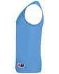 Augusta Sportswear Adult Wicking Polyester Reversible Sleeveless Jersey columb blue/ wht ModelSide