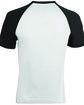 Augusta Sportswear Unisex Wicking Baseball Jersey white/ black ModelBack