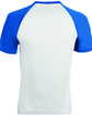 Augusta Sportswear Unisex Wicking Baseball Jersey white/ royal ModelBack