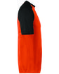 Augusta Sportswear Unisex Wicking Baseball Jersey orange/ black ModelSide
