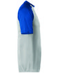 Augusta Sportswear Unisex Wicking Baseball Jersey white/ royal ModelSide