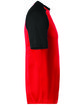 Augusta Sportswear Unisex Wicking Baseball Jersey red/ black ModelSide