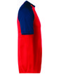 Augusta Sportswear Unisex Wicking Baseball Jersey red/ navy ModelSide