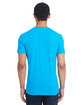 Threadfast Apparel Men's Invisible Stripe Short-Sleeve T-Shirt turq invsbl strp ModelBack