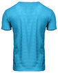 Threadfast Apparel Men's Invisible Stripe Short-Sleeve T-Shirt turq invsbl strp OFBack