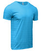 Threadfast Apparel Men's Invisible Stripe Short-Sleeve T-Shirt turq invsbl strp OFQrt