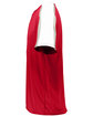 Augusta Sportswear Adult Power Plus Jersey 2.0 red/ wht/ s gry ModelSide