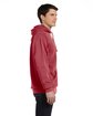 Comfort Colors Adult Hooded Sweatshirt CRIMSON ModelSide